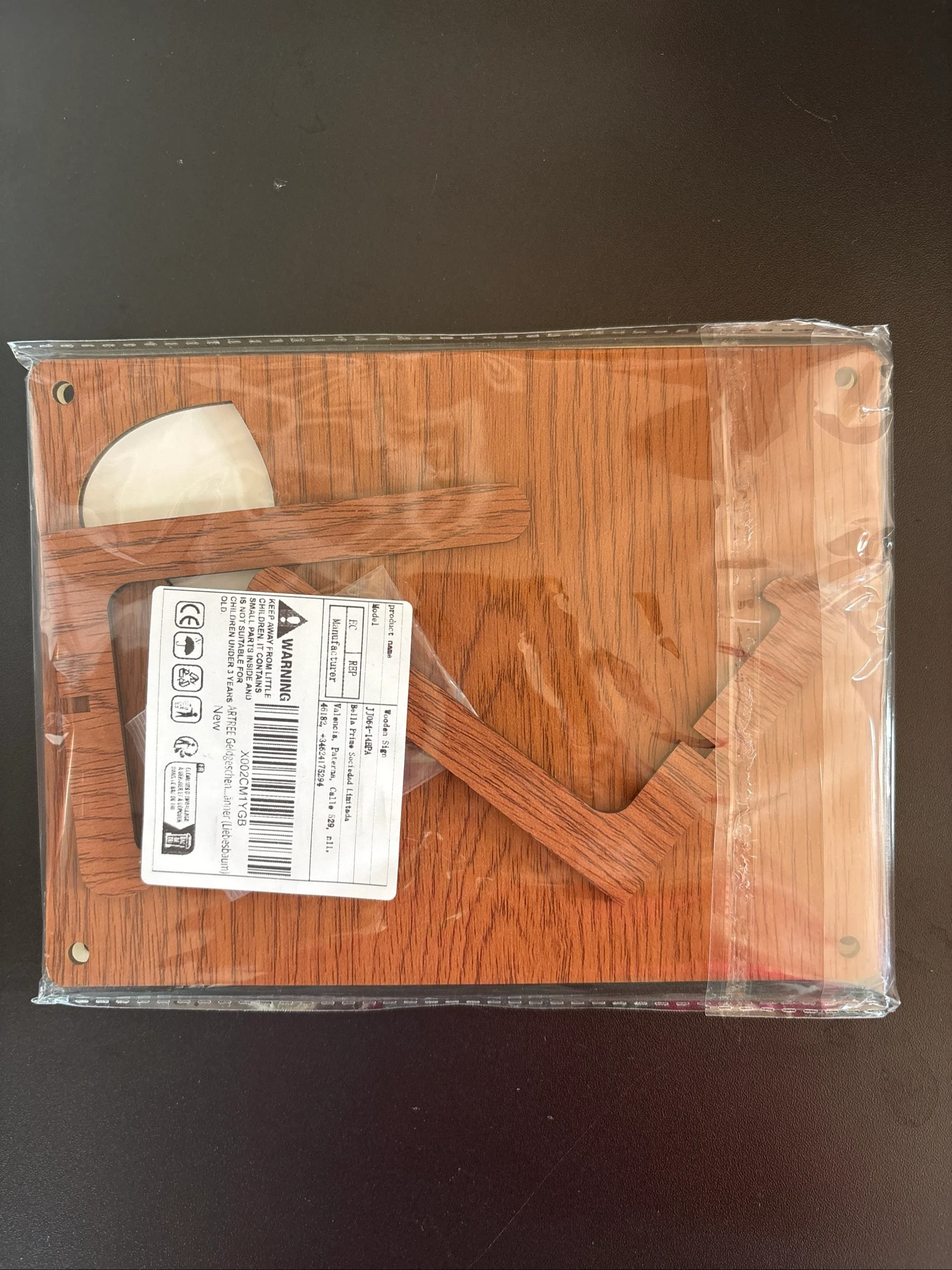 Golden Heart Wooden Guest Book – Wedding / Birthday Decoration – photo 2